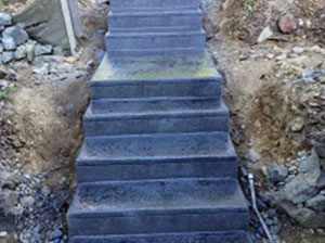 Tacoma Concrete Walkway Stylish Tacoma concrete walkway in WA near 98402