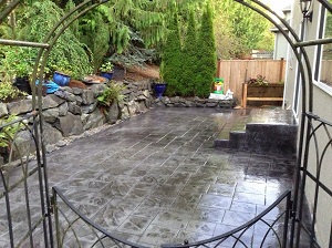 Tacoma Concrete Patio Durable Tacoma concrete patio in WA near 98402